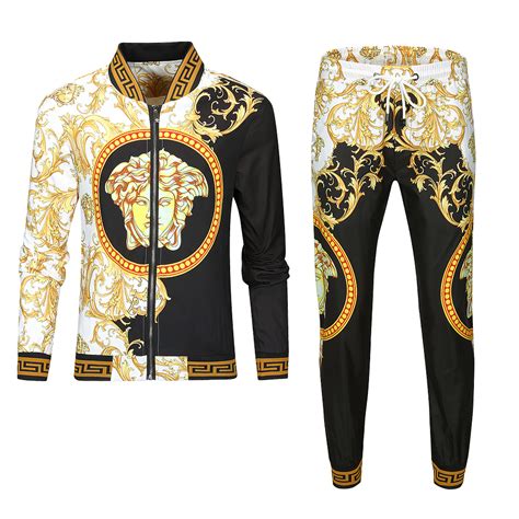 versace velour tracksuit replica|Versace tracksuit men's for cheap.